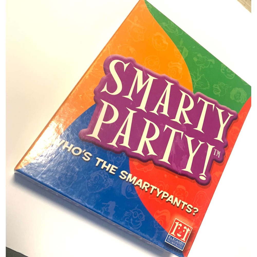SMARTY PARTY Fun Family Trivia Questions Game SmartyPants Ages 10+ Preowned 2003